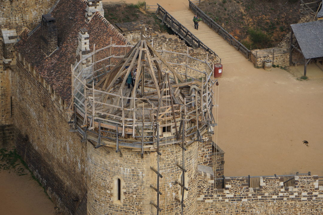 Chantier médiéval du château de Guédelon