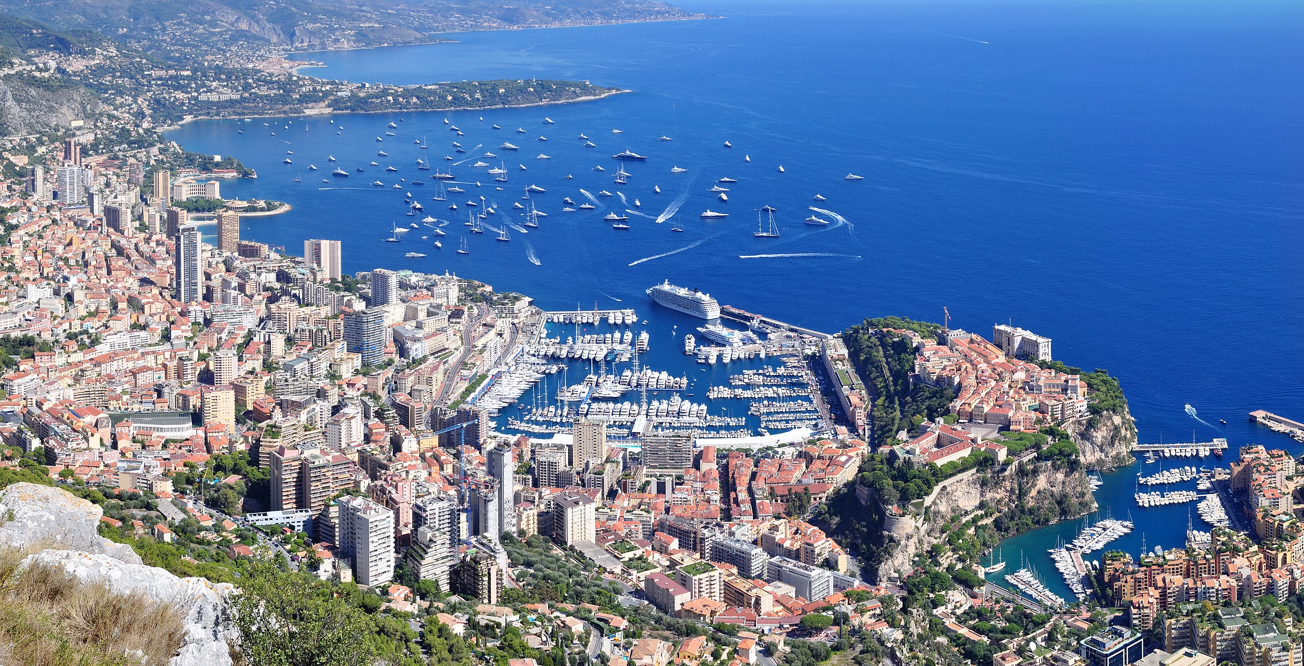 Vue panoramique de Monaco